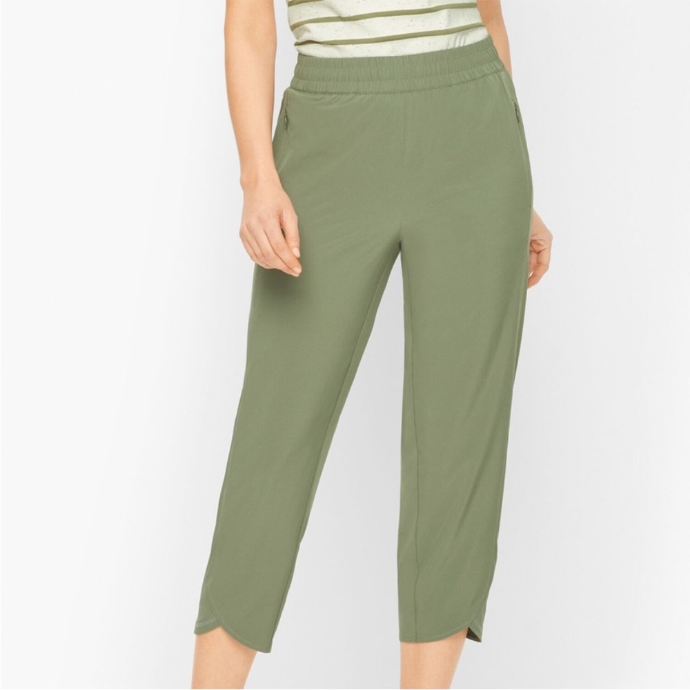 Talbots Sage Green Cropped Pants